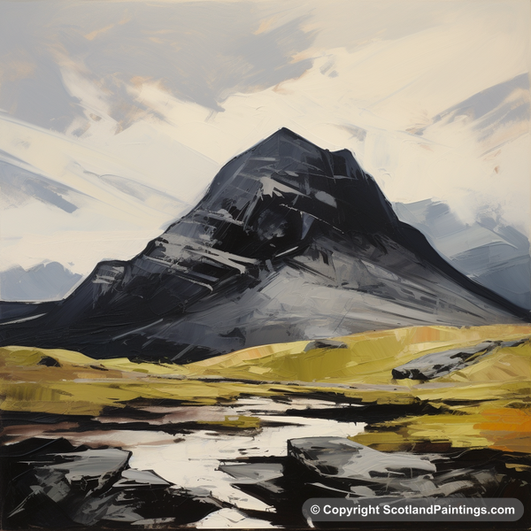 Painting - Ben More Assynt - Scottish Mountains