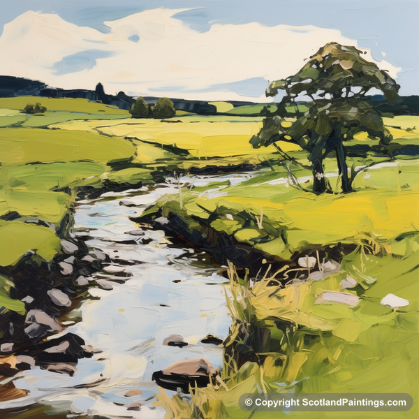 Painting - River Deveron - Scotland in Summer