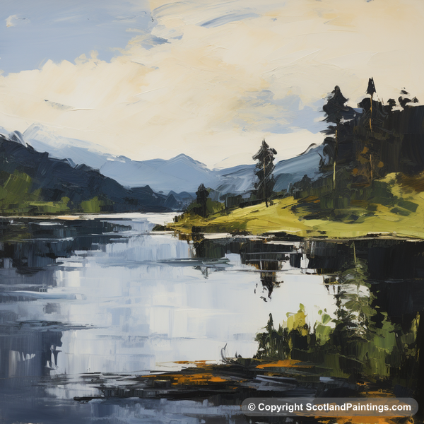 Painting - Loch Ard - Scotland in Summer