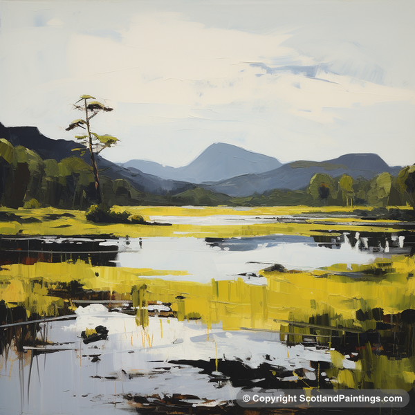 Painting - Loch Ard - Scotland in Summer