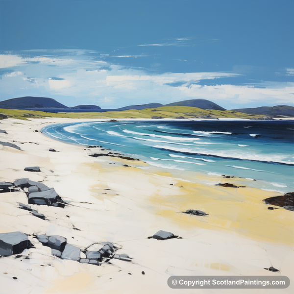 Painting - Scarista Beach - Scotland in Summer