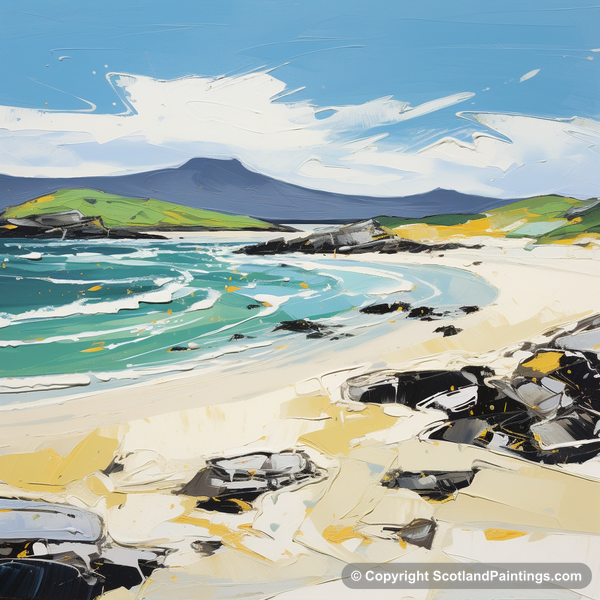 Painting - Scarista Beach - Scotland in Summer