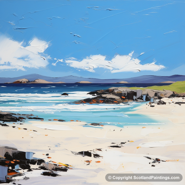 Painting - Scarista Beach - Scotland in Summer