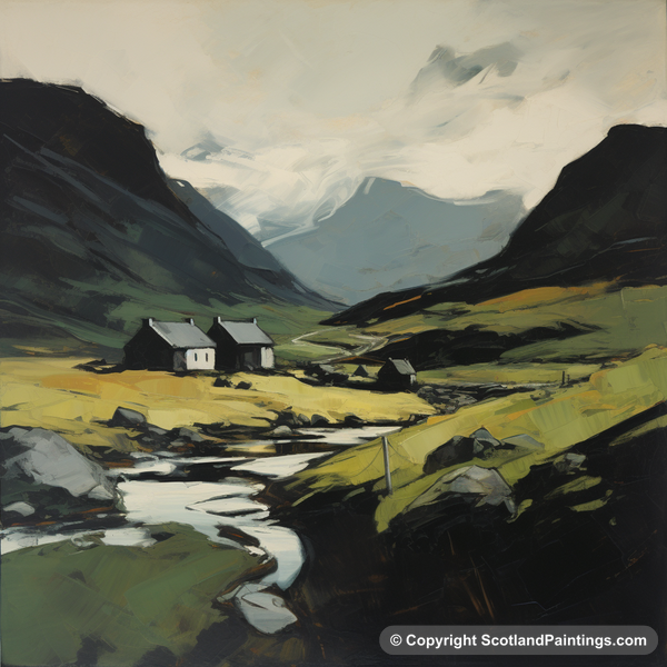 Painting - Càrn an Tuirc - Scottish Munros