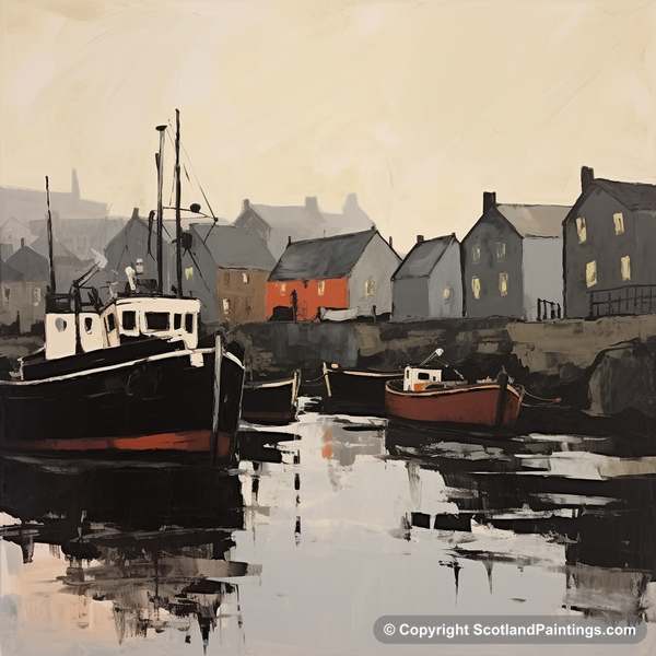 Painting - Stornoway Harbour - Scotland Favourites