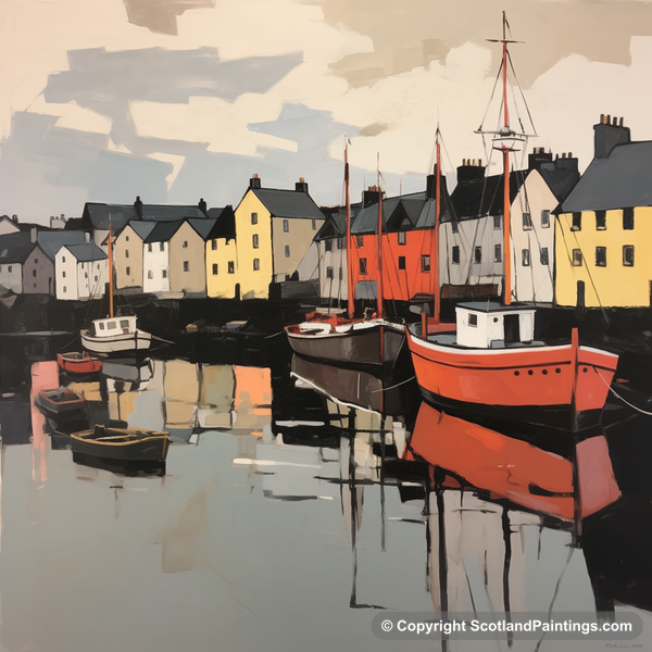 Painting - Stornoway Harbour - Scotland Favourites