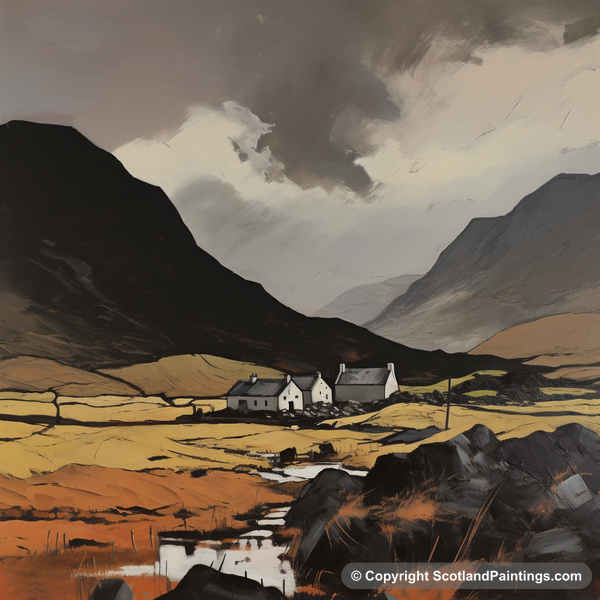 Painting - Càrn an Tuirc - Scottish Munros