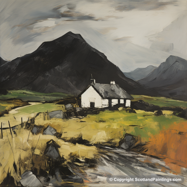 Painting - Càrn an Tuirc - Scottish Munros