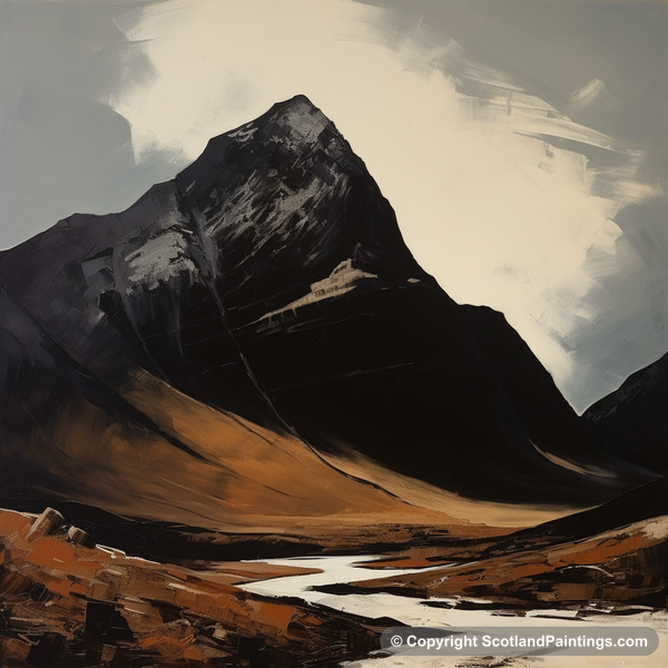 Painting - Liathach - Scottish Mountains