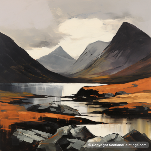 Painting - Liathach - Scottish Mountains