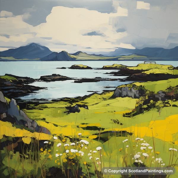 Painting - Isle of Canna - Scotland in Summer