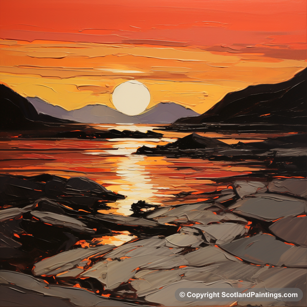 Painting - Langamull Bay - Scottish Coves