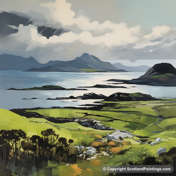 Painting - Isle of Raasay - Scotland in Summer