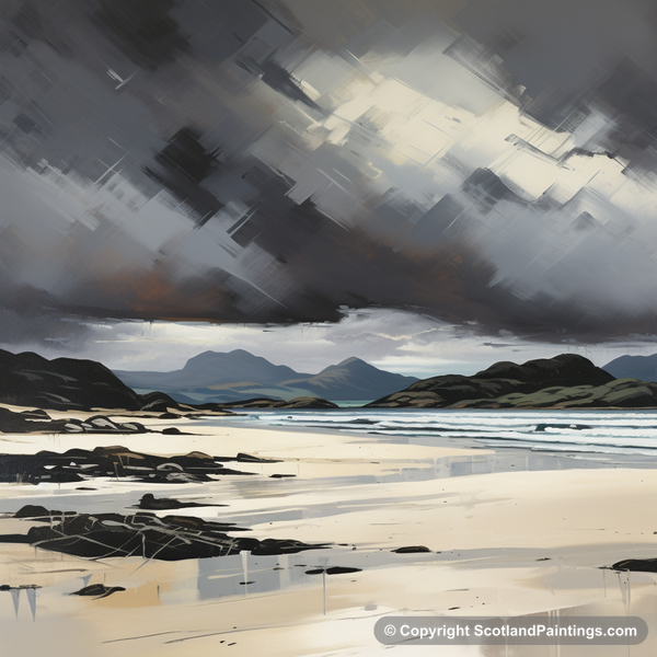 Painting - Mellon Udrigle Beach - Scottish Beaches