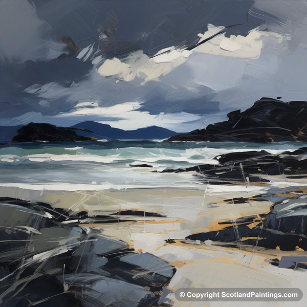 Painting - Mellon Udrigle Beach - Scottish Beaches