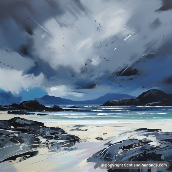 Painting - Mellon Udrigle Beach - Scottish Beaches