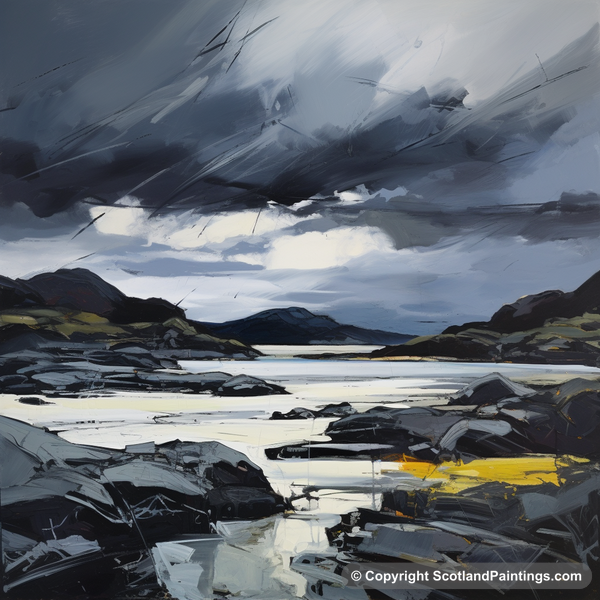 Painting - Lochinver Bay - Scottish Coves