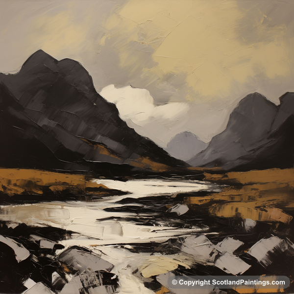 Painting - Driesh - Scottish Munros