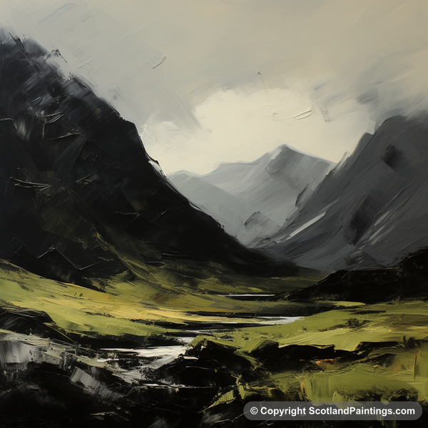 Painting - Driesh - Scottish Munros