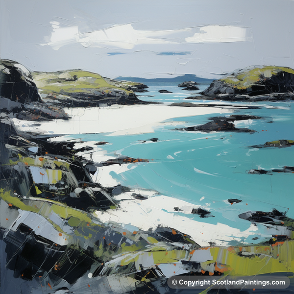 Painting - Achmelvich Bay - Scottish Beaches