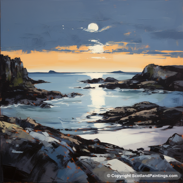 Painting - Achmelvich Bay - Scottish Beaches