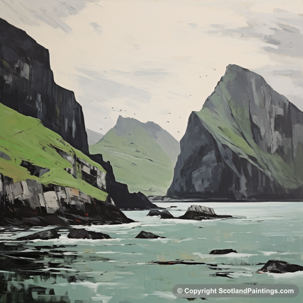 Painting - St Kilda - Scottish Islands