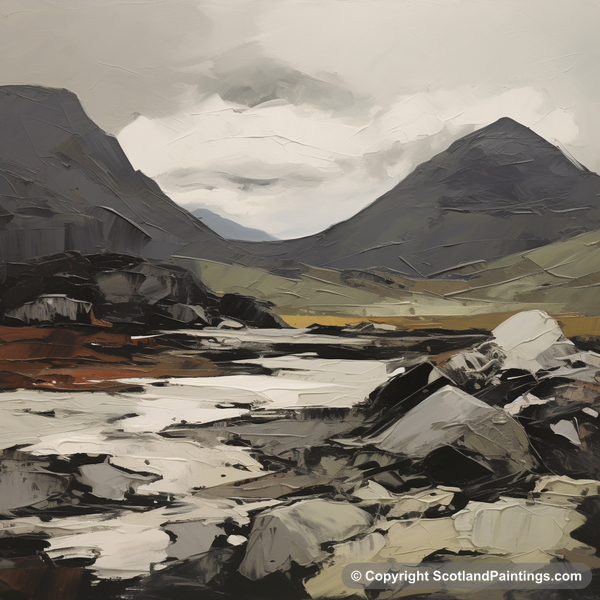 Painting - Càrn a' Ghèoidh - Scottish Munros