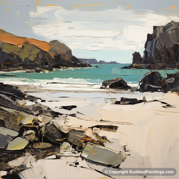 Painting - Achmelvich Bay - Scotland in Summer