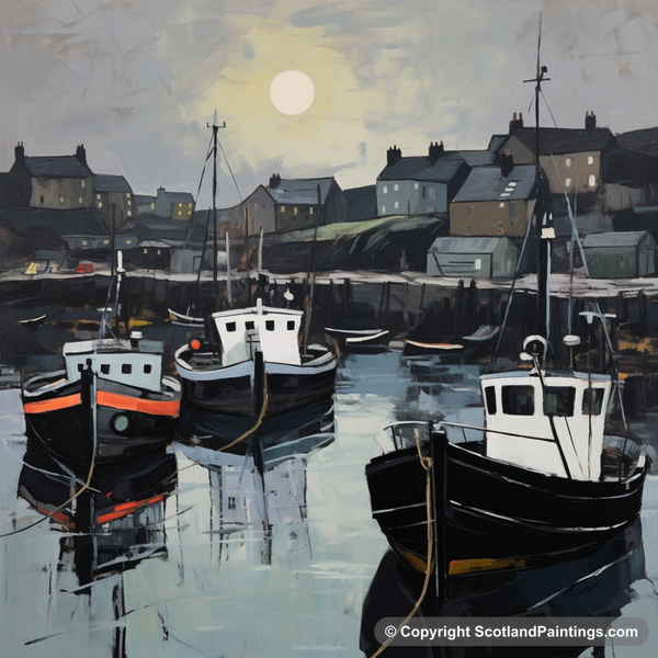 Painting - Eyemouth Harbour - Scotland Favourites