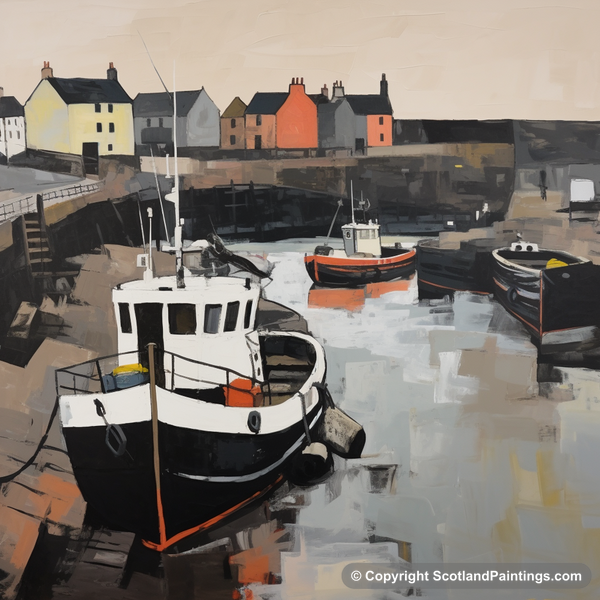 Painting - Eyemouth Harbour - Scotland Favourites