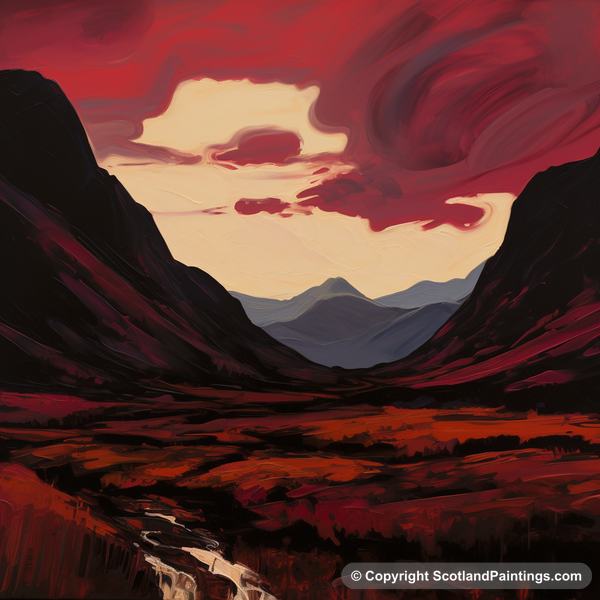 Painting - Glencoe - Glencoe