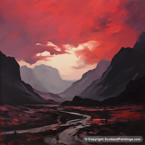 Painting - Glencoe - Glencoe