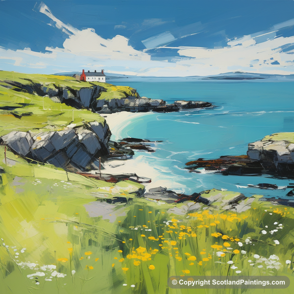 Painting - Isle of Scalpay - Scotland in Summer