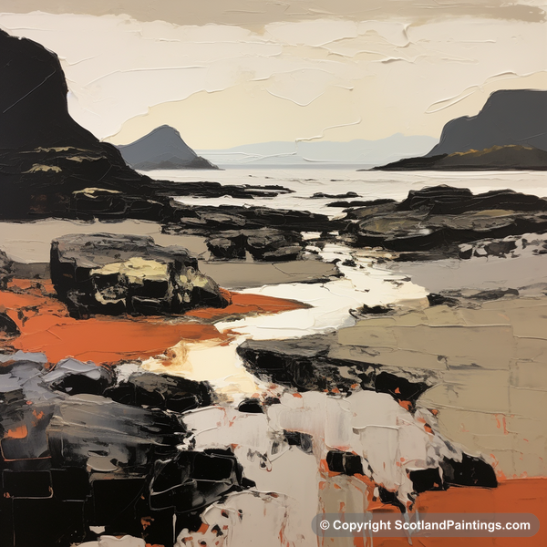 Painting - Coral Beach - Scottish Coves