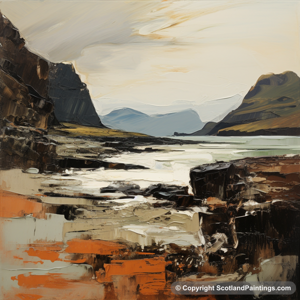 Painting - Coral Beach - Scottish Coves