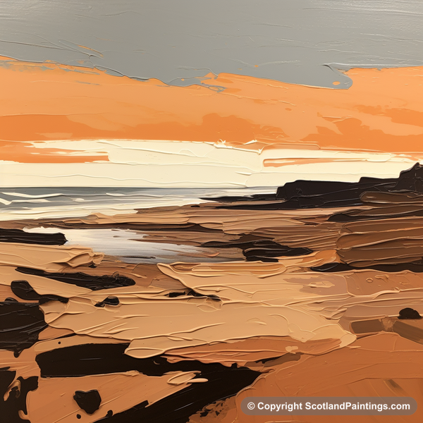 Painting - Balmedie Beach - Scottish Beaches