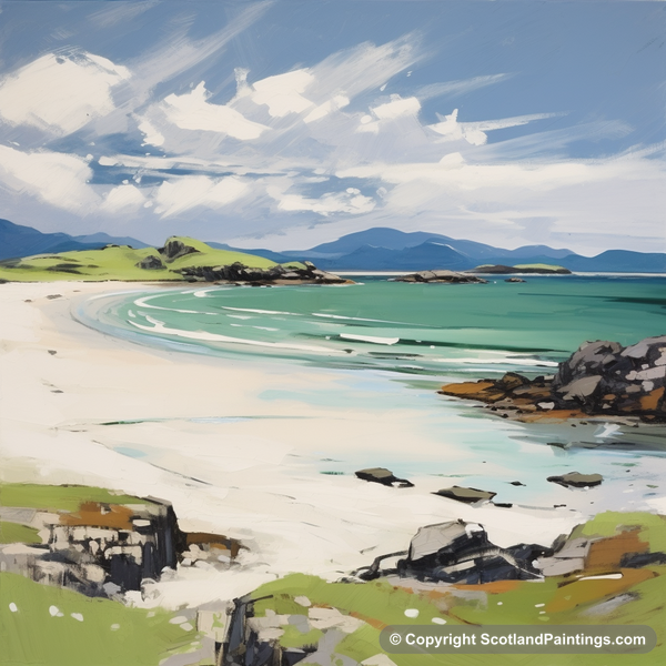 Painting - Mellon Udrigle Beach - Scotland in Summer