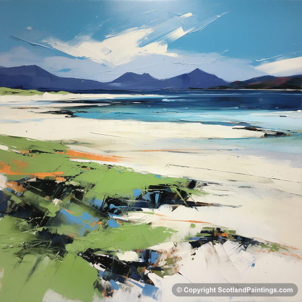 Painting - Mellon Udrigle Beach - Scotland in Summer