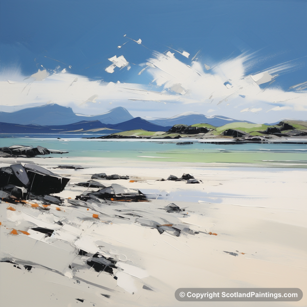 Painting - Mellon Udrigle Beach - Scotland in Summer