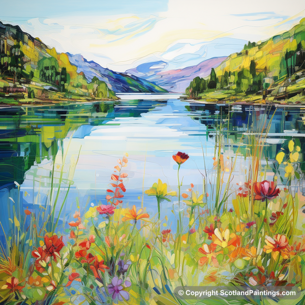 Painting - Loch Katrine - Scotland in Summer