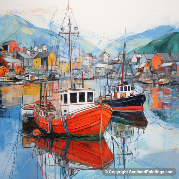 Painting - Ullapool Harbour - Scotland Favourites