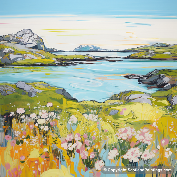 Painting - Isle of Scalpay - Scotland in Summer