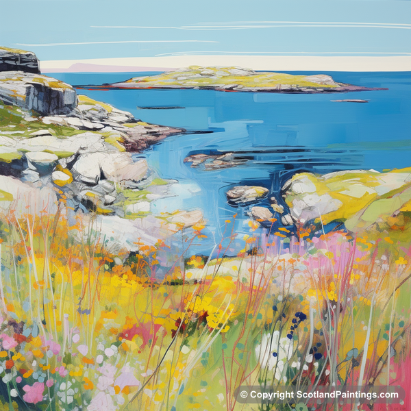 Painting - Isle of Scalpay - Scotland in Summer