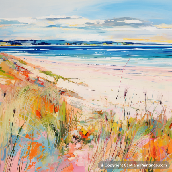 Painting - Nairn Beach - Scotland in Summer