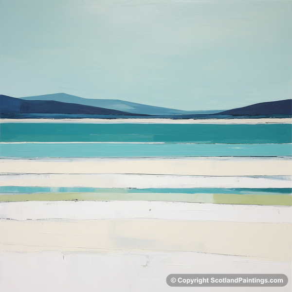 Painting - Luskentyre Beach - Modern & Minimal