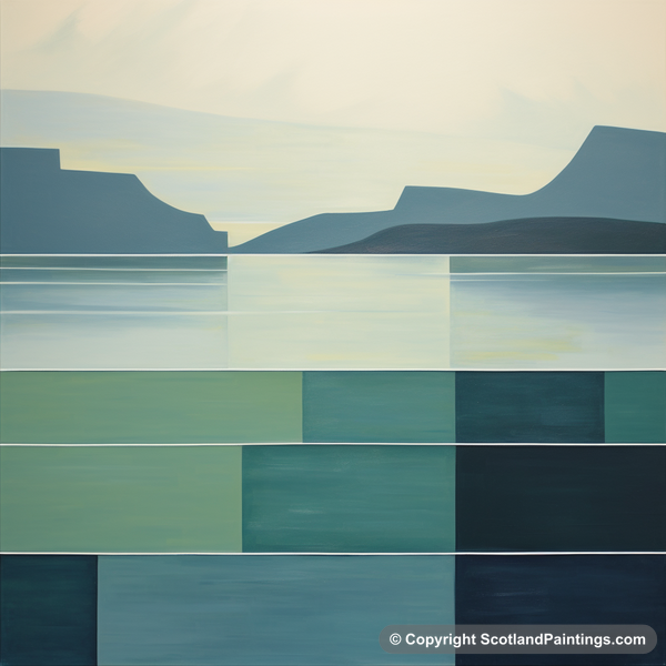 Painting - Shieldaig Bay - Modern & Minimal