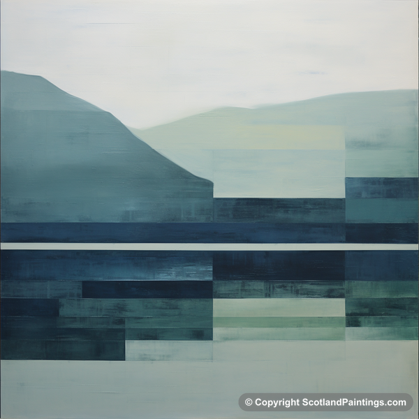 Painting - Loch Maree - Modern & Minimal