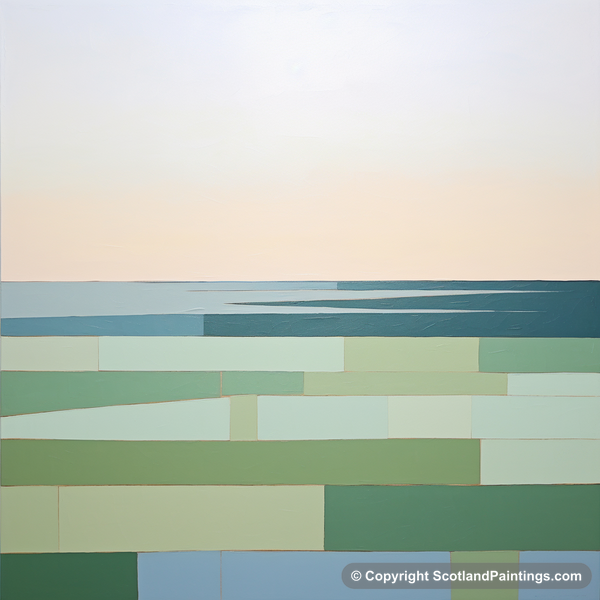 Painting - Gullane Beach - Modern & Minimal