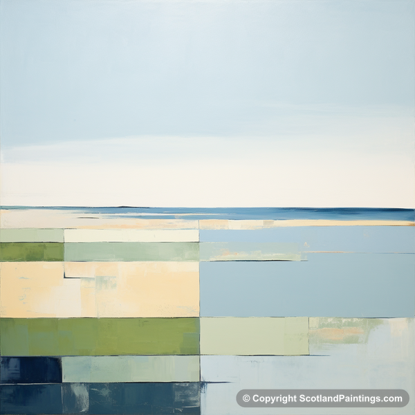 Painting - Gullane Beach - Modern & Minimal