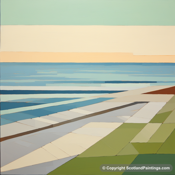 Painting - Gullane Beach - Modern & Minimal